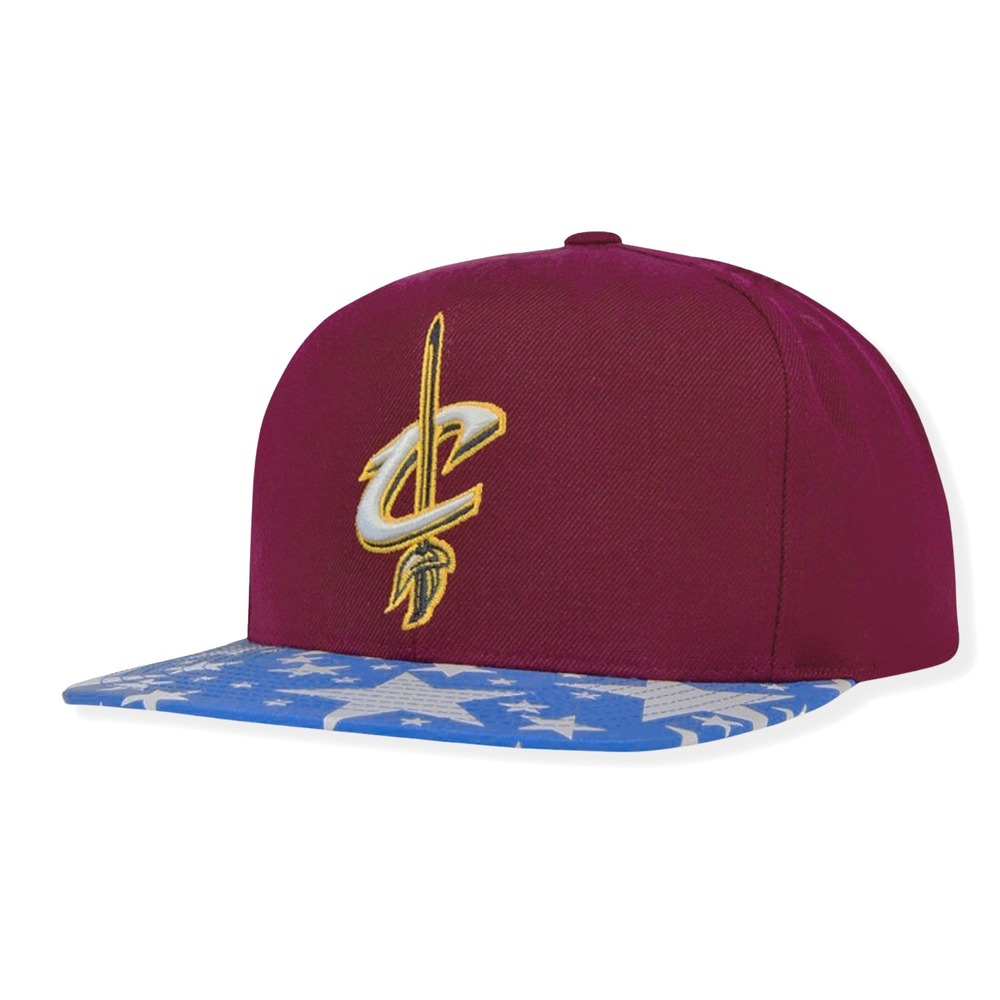 Cleveland Cavaliers Reflective Star Cap / Hat - NWT Adult Snapback #44995-CAP1